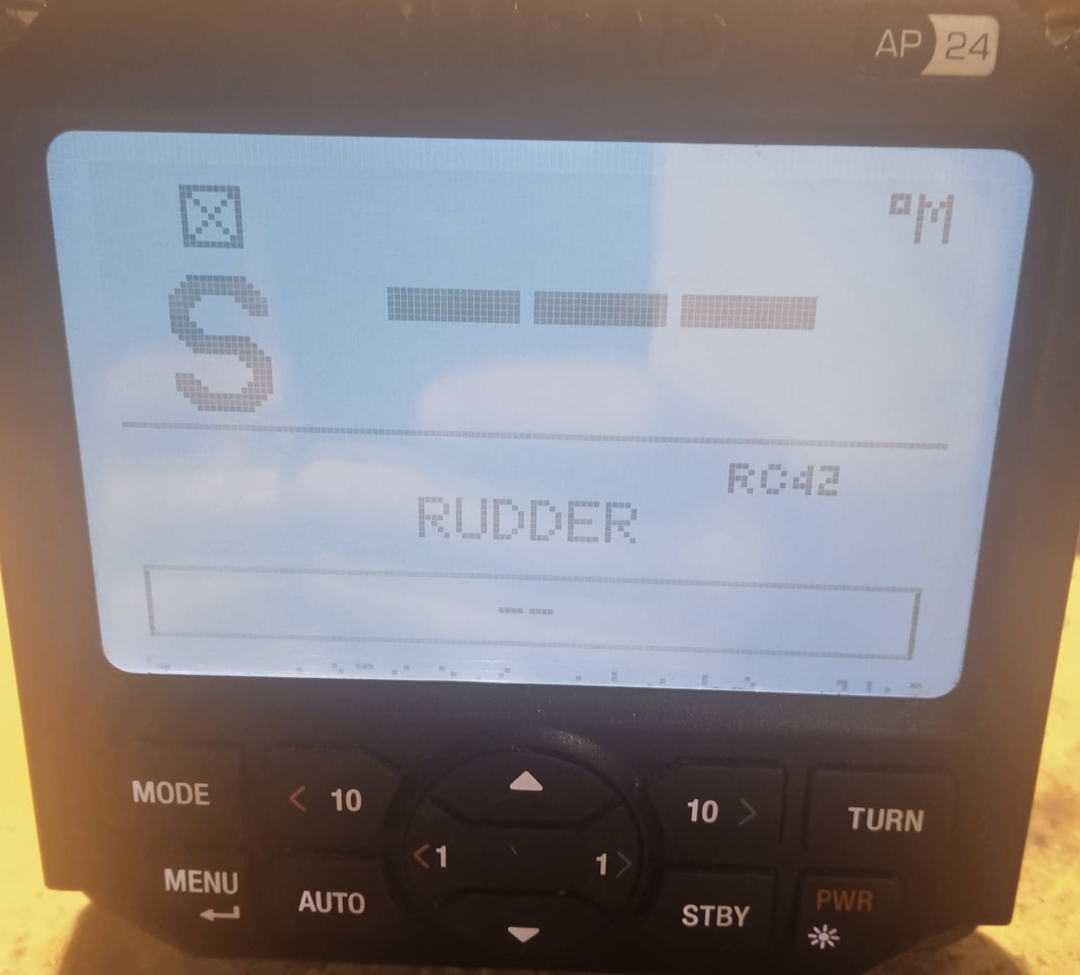 Simrad AP24 display repair
