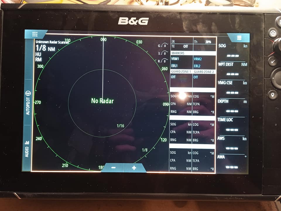 B&G Zeus 3 16" repair
