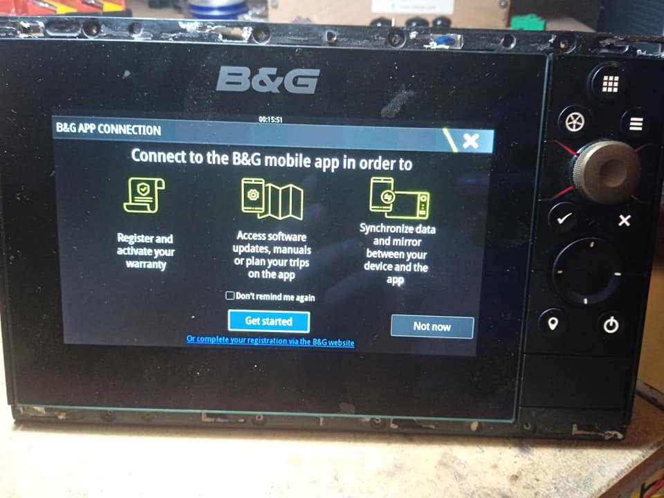 B&G Zeus 3 repair