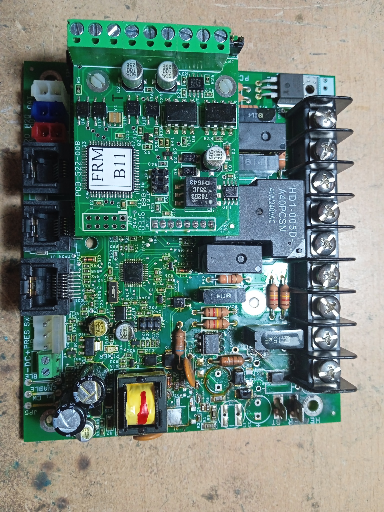 Dometic chiller air condition system electronic board repair